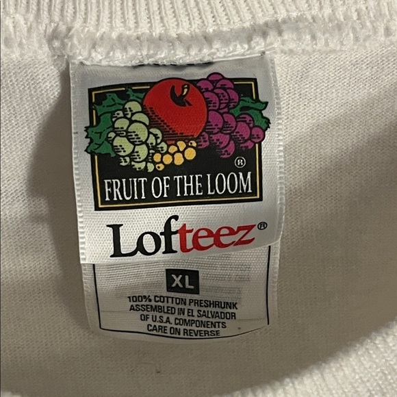 1998 Brickyard 400 Pennzoil Steve Park Fruit of the Loom White Tee Vintage - Picture 2 of 9